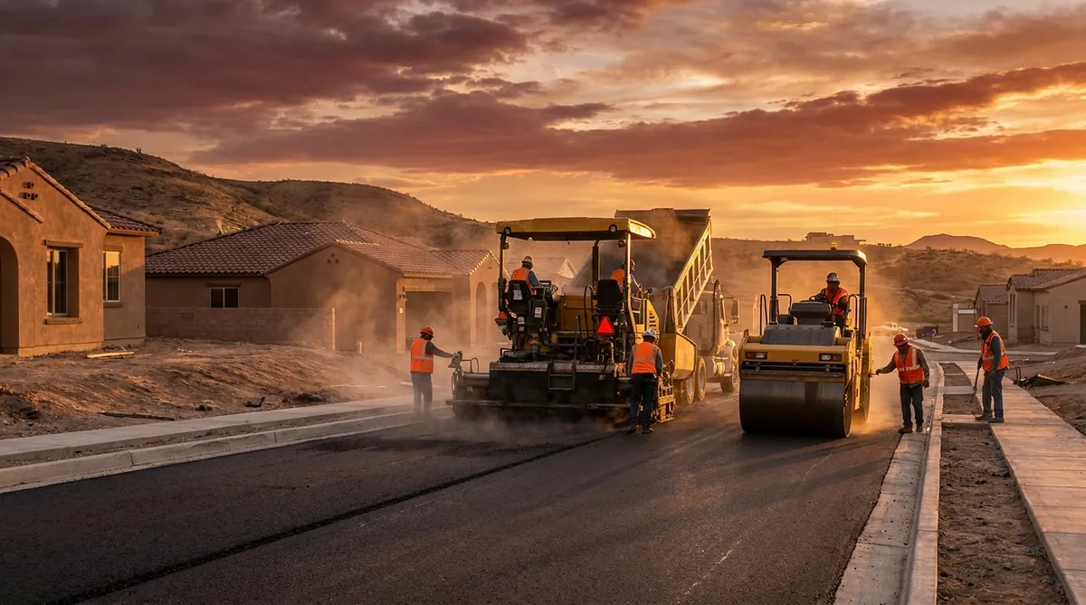 Construcción de obras de urbanización